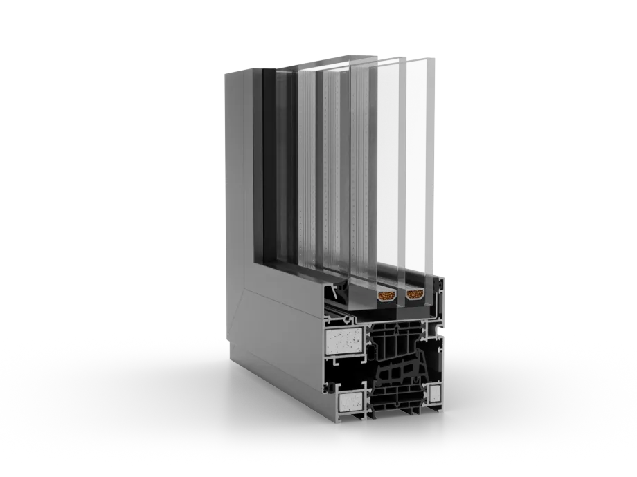 Aluprof MB-86 EI profielaanzicht
