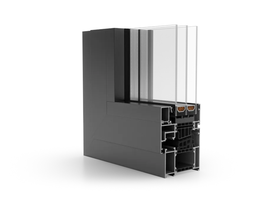 Aluprof MB-86N profielaanzicht