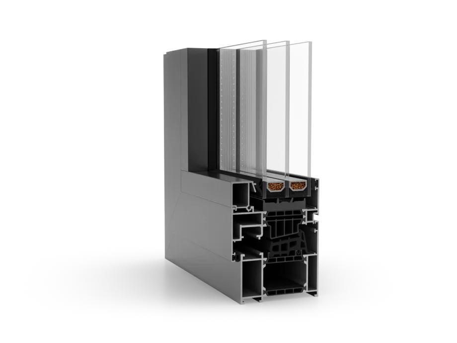 Aluprof MB-86N profielaanzicht